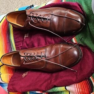 Allen Edmonds Brown Leather Oxfords